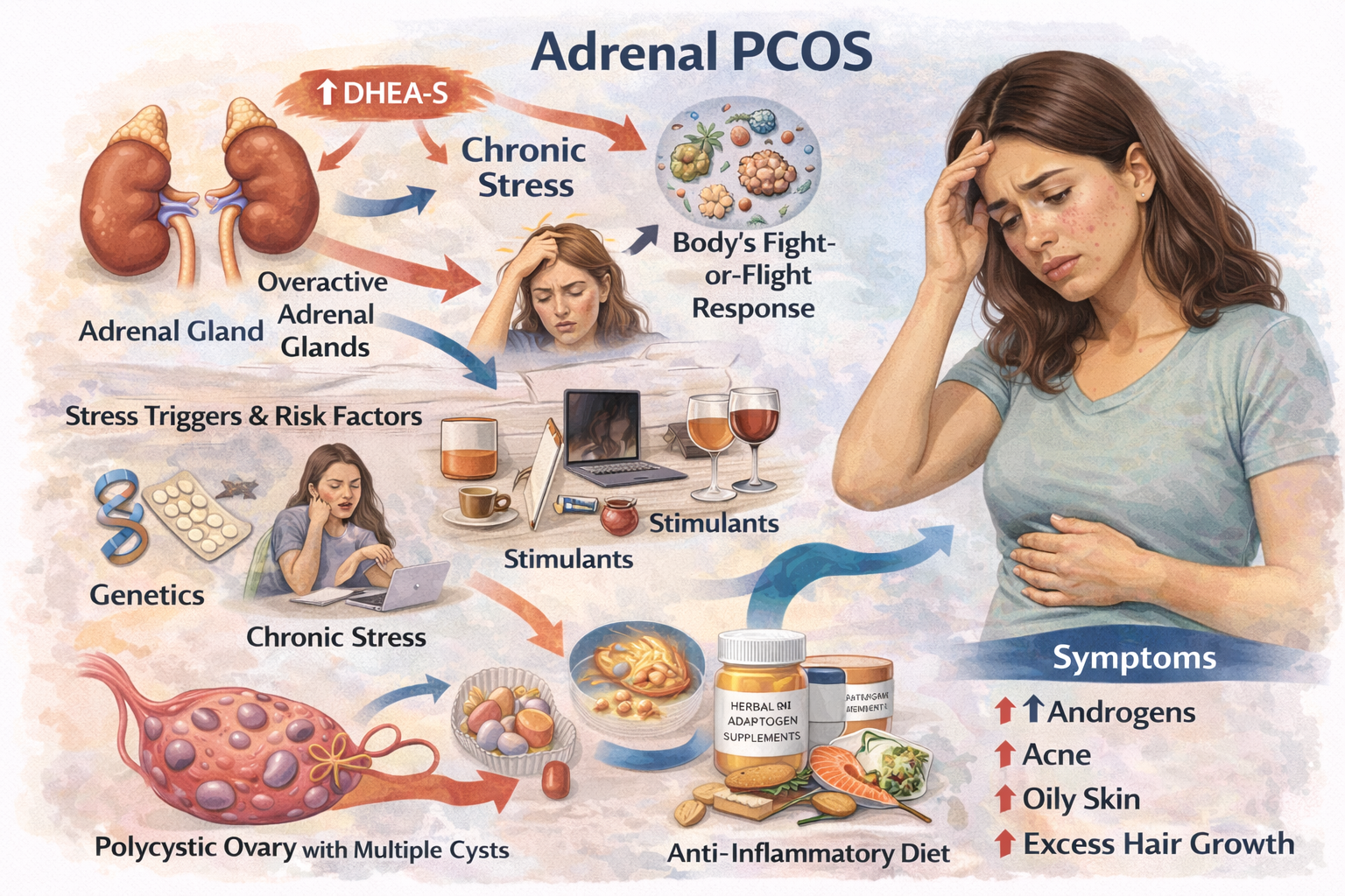 Adrenal PCOS
